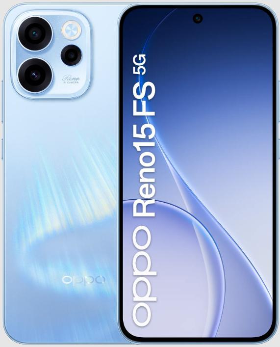 OPPO Reno 15FS 8+512GB 6.57" 5G Aurora Blue ITA
