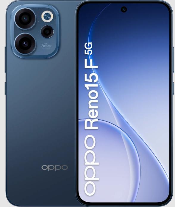 OPPO Reno 15F 8+256GB 6,57" 5G Νύχτα Μαύρο ITA