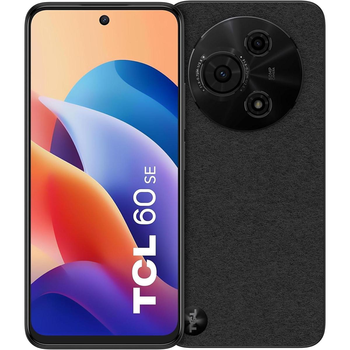 TCL 60 SE, 8GB RAM + 512GB Storage, 6.7-inch Display, 4G, Obsidian Black, Dual SIM, European Version
