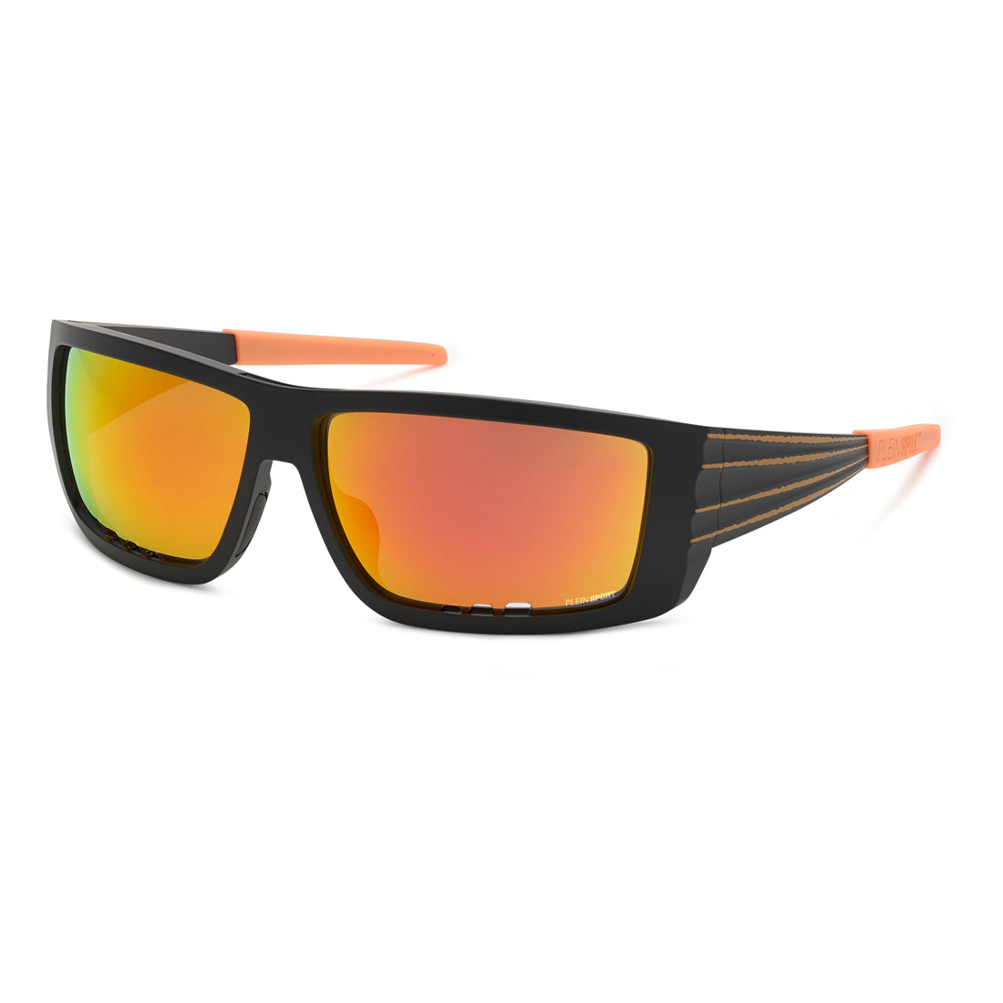 Philipp Plein Sport Men's Sunglasses SSP003-64U28A with 64/14/125 mm Lens, Bridge, and Temple Measurements