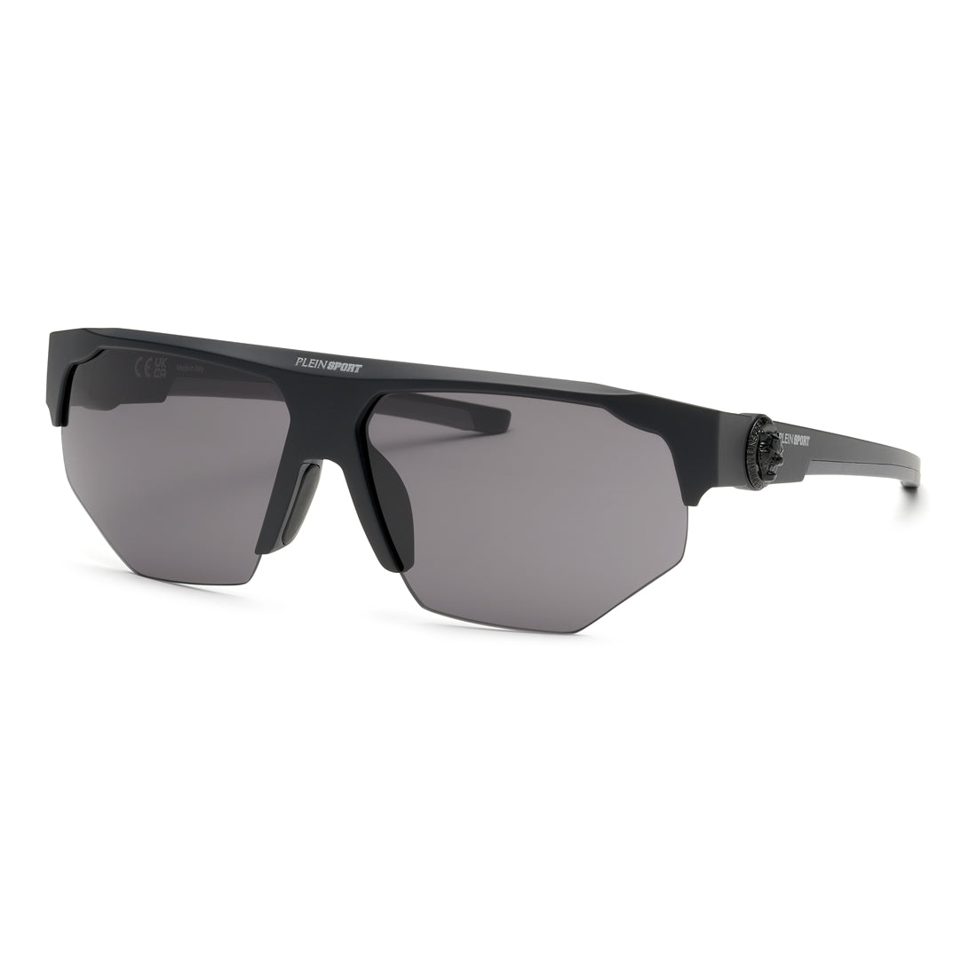 Philipp Plein Sport Men's Sunglasses SSP015-620U28 with 62/13/135 mm Lens, Bridge, and Temple in Black and Grey