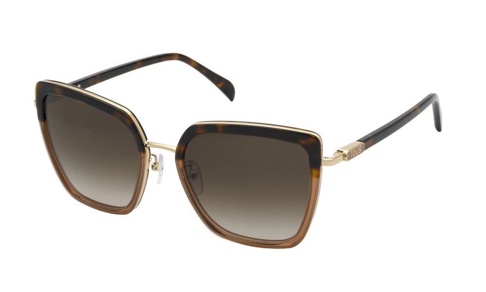 Sunglasses Tous Women STOC19-560743 with Metal Frame, Brown Gradient Lens, Size 56/16/140 mm