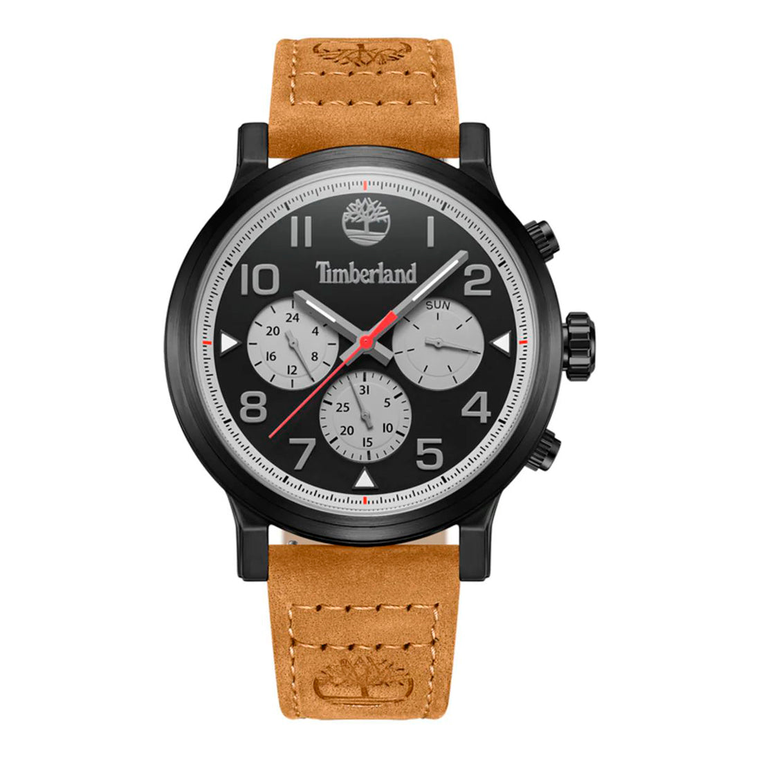 Timberland Men's Watch TDWGF0028902, 46mm, Brown
