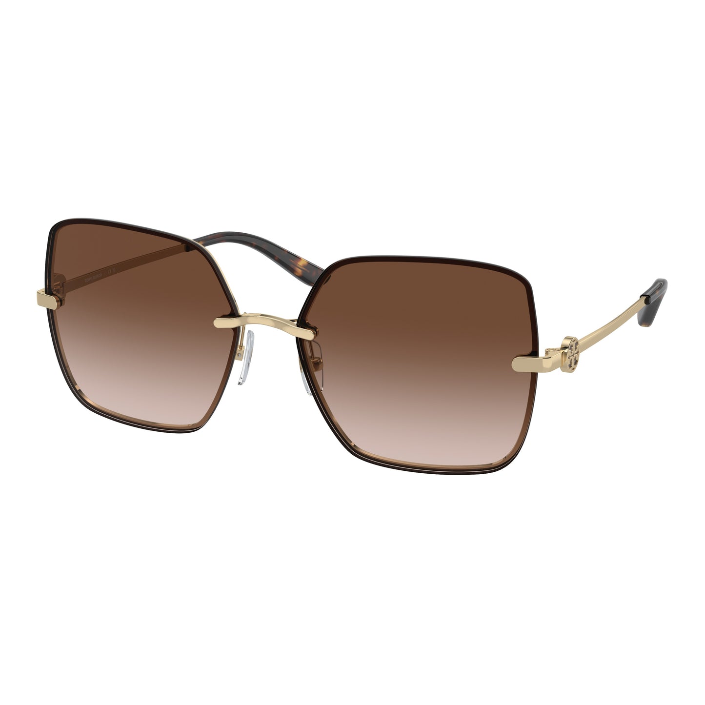 Tory Burch Women's Sunglasses TY6080-334913 with 58mm Lenses, 15mm Bridge, and 140mm Temples, Metal Frame in Golden Color