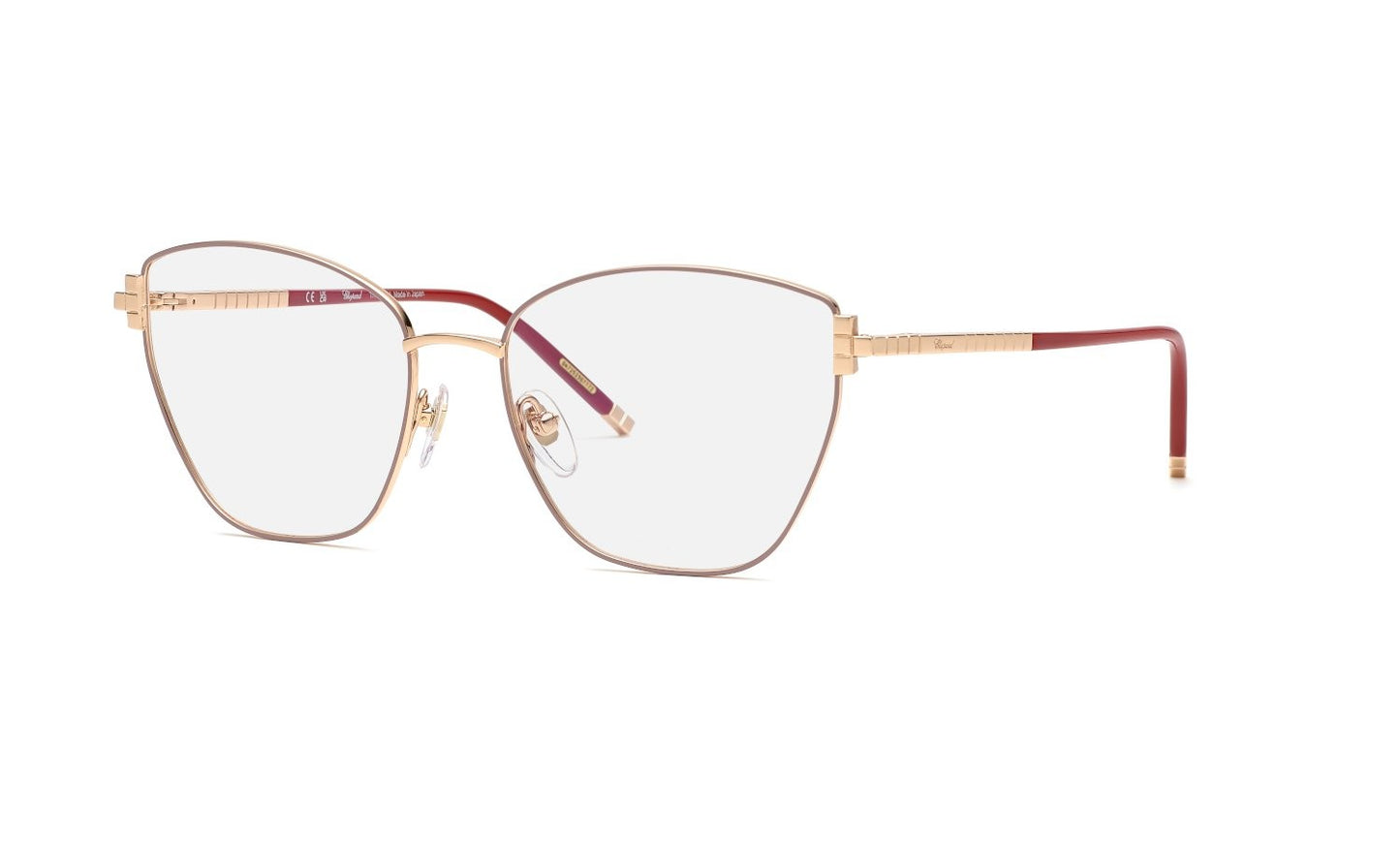 Chopard Women's Eyeglasses VCHG98M5502AM, Lens 55 mm / Bridge 17 mm / Temple 135 mm, Metal Frame in Golden Color