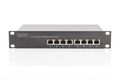 DIGITUS Switch 8-Port Gigabit 10" 80W PoE Managed schwarz