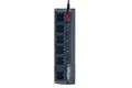 gembird Steckdosenleiste 6fach Ü-Schutz/Programmierb./USB-An