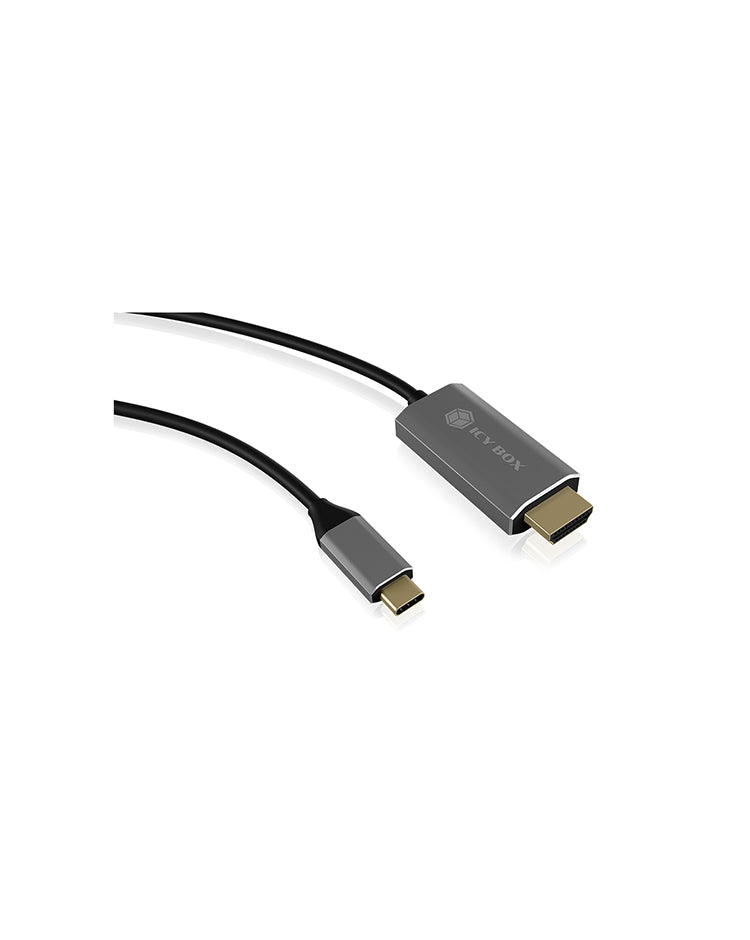 Icy Box USB 3.2 Gen 1 Adapterkabel USB-C > HDMI 1,8m