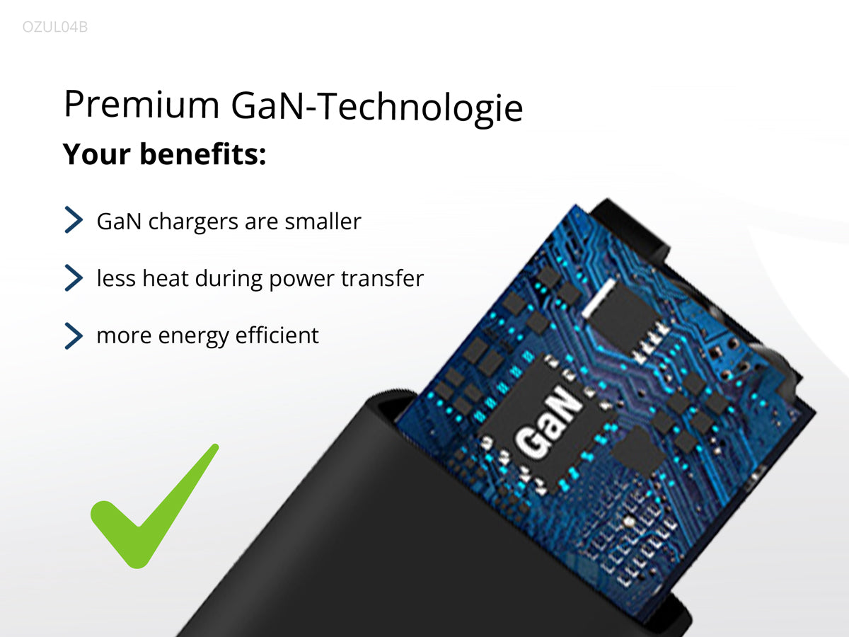 CONCEPTRONIC Ladegerät 1Port GaN USB-C Desk 67WPD3.0/PPS sw