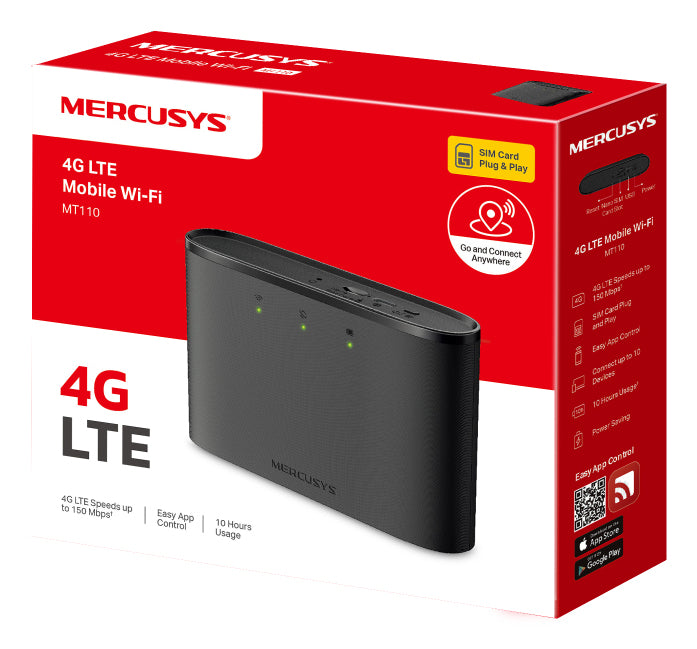 Mercusys Κινητό Wi-Fi 4G LTE