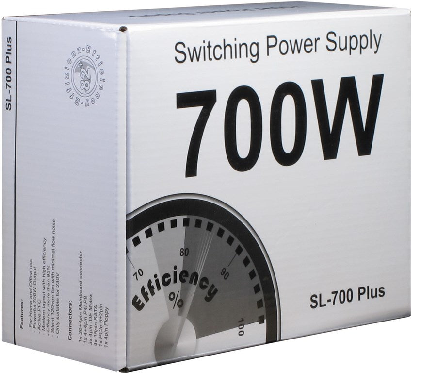 Inter-Tech Netzteil 700W SL-700 Plus 1x PCI-E