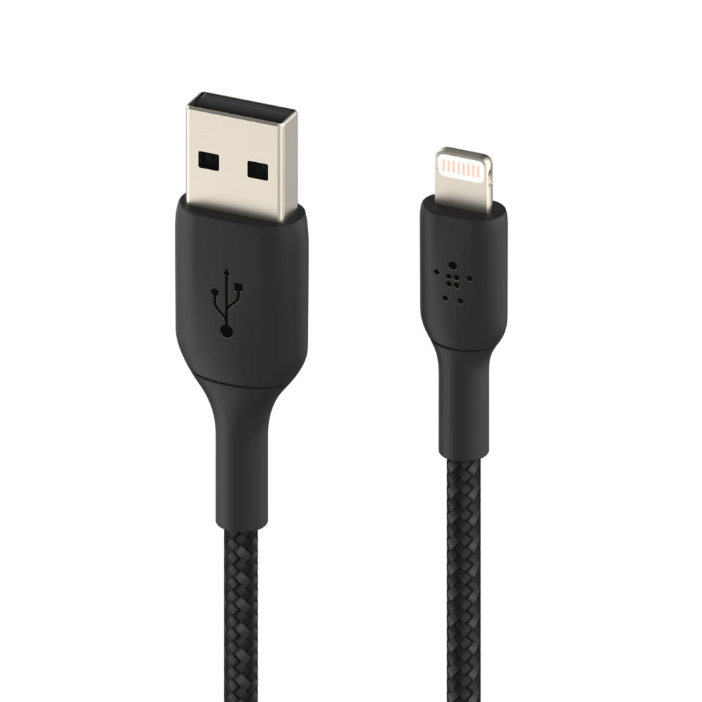 Belkin Lightning Cable 1m, coated, mfi cert, black