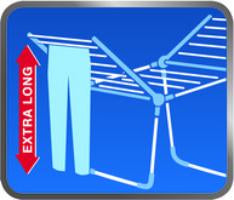 Κρεμάστρα Απλώματος Ρούχων Leifheit 81510 PEGASUS 180 Solid Plus