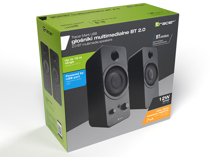 Speakers Tracer 2.0 Mark USB Bluetooth 12W TRAGLO46370