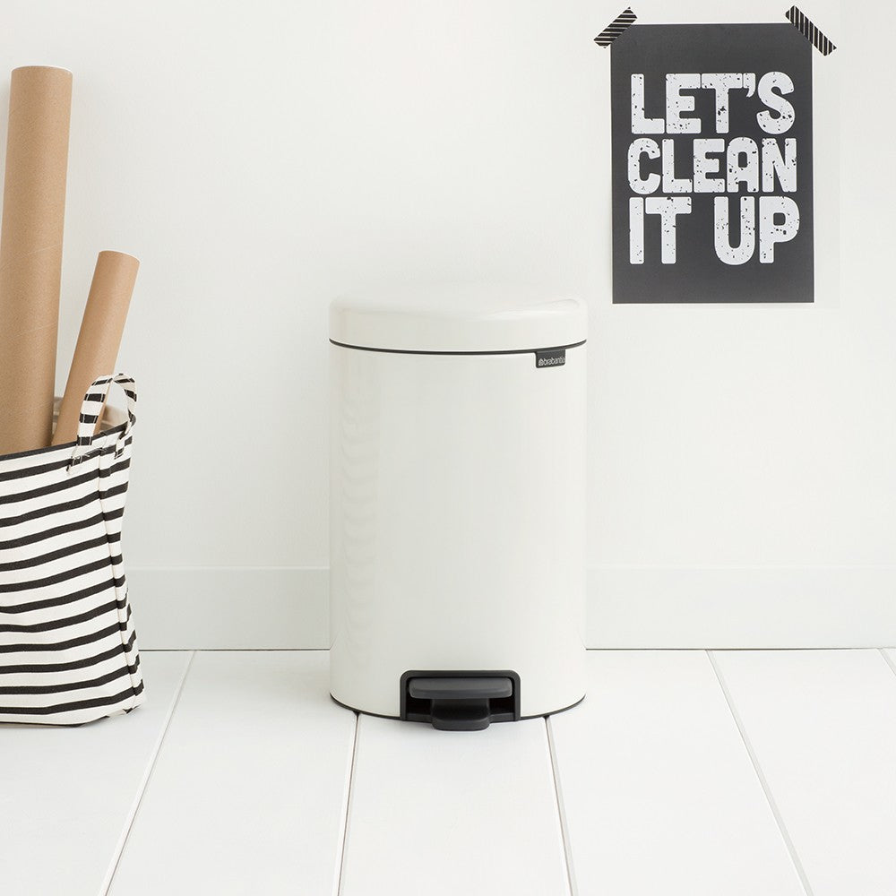 Brabantia Pedal Bin Newicon 12,0 L white