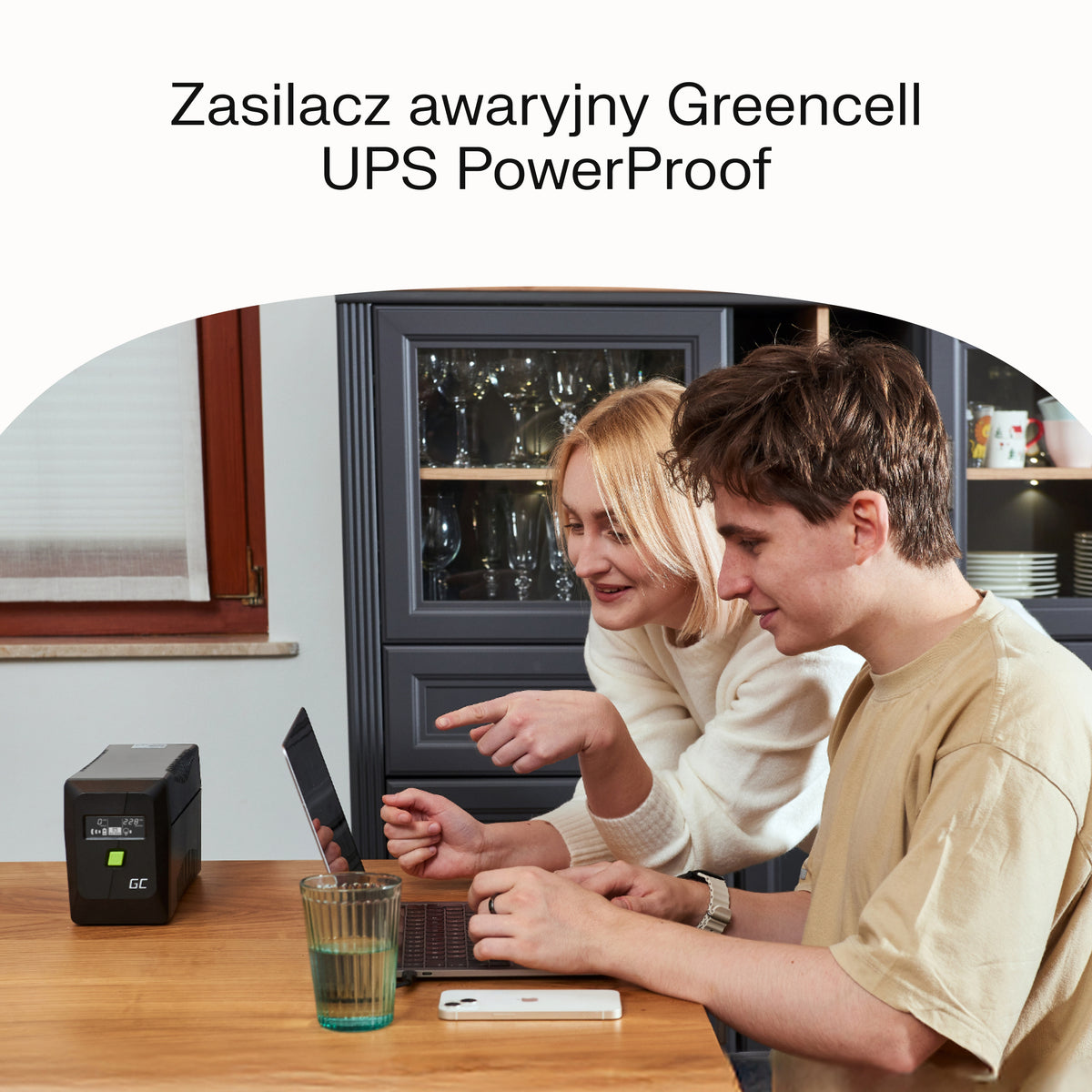 Green Cell UPSLP700 uninterruptible power supply (UPS) Line-Interactive 1 kVA 700 W 4 AC outlet(s)