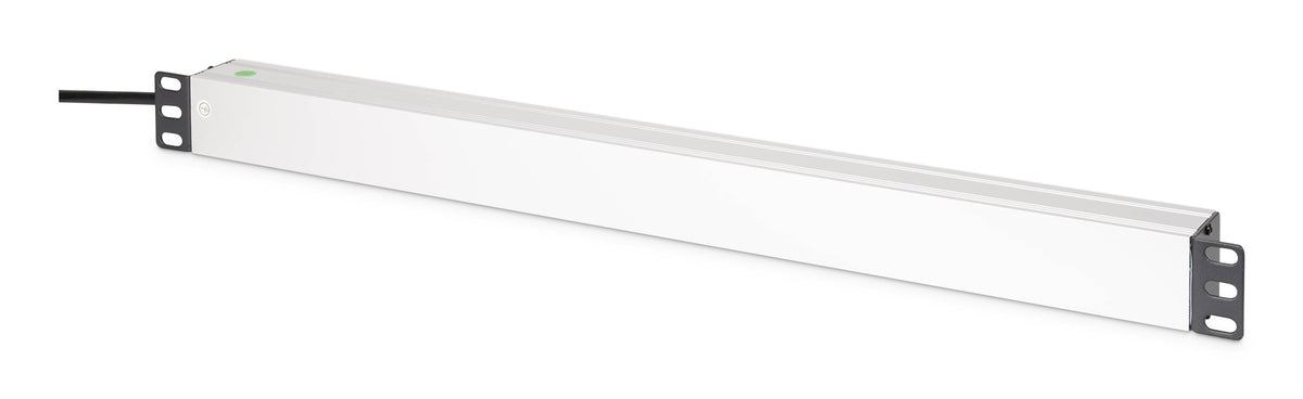 DIGITUS PDU 9-way 19" Aluminum 1U 2m Black