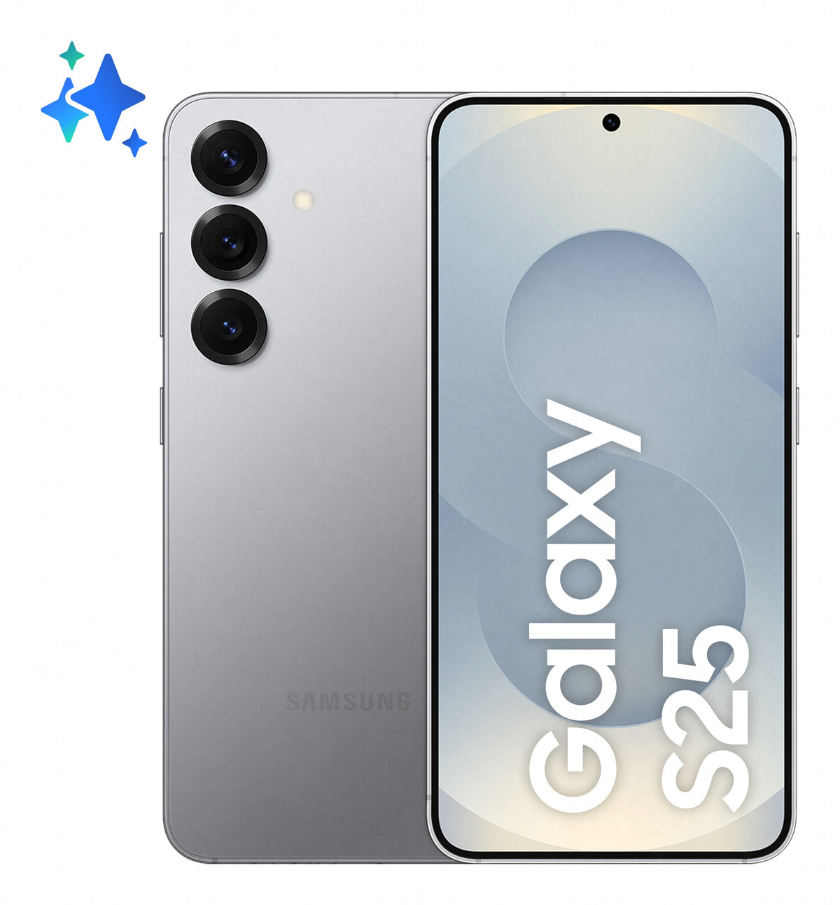 Samsung Galaxy S25 6.2" (15.8 cm) Dual SIM Android 15 5G USB Type-C 12 GB RAM 128 GB Storage 4000 mAh Silver