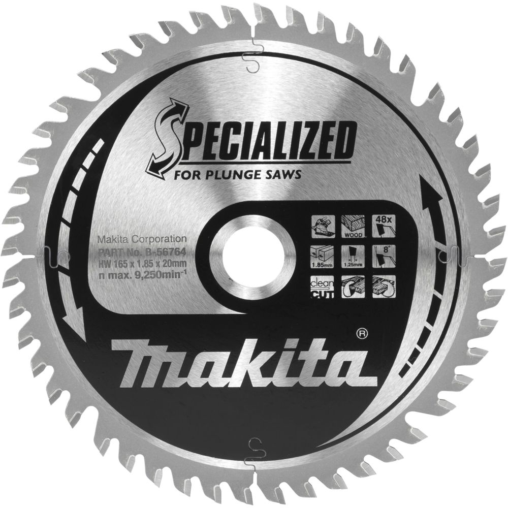 Makita B-56764 Ειδική Λάμα Αυτοκινήτου 165x20x48Z