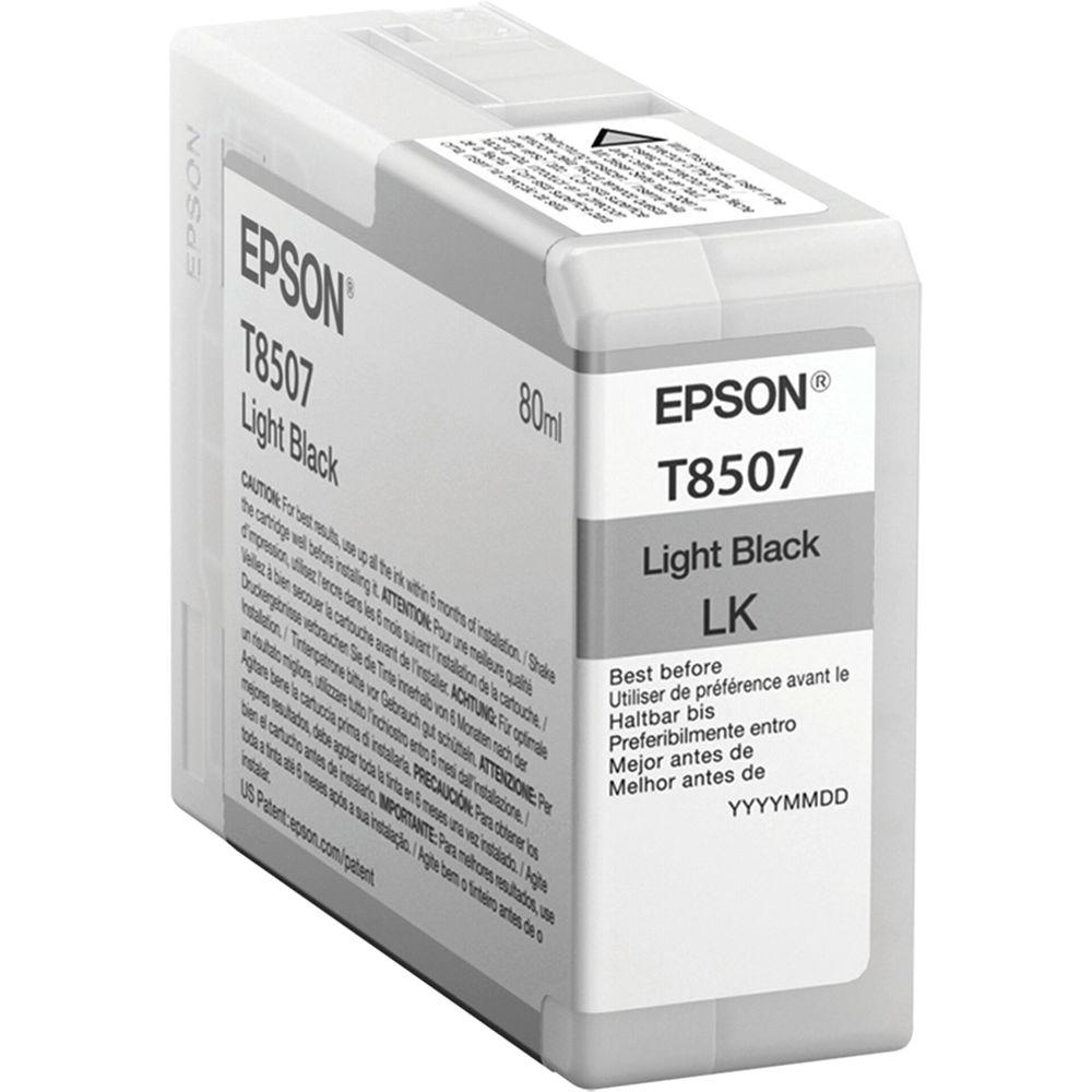 Epson Ink Cartridge Light Black T850 80ml - T8507