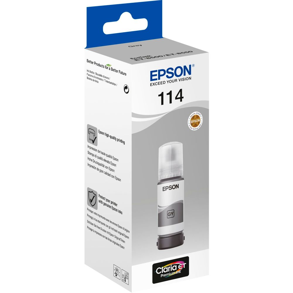 Epson EcoTank Γκρι T114 70ml T07B5