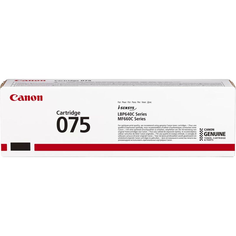 Canon 075 Y Yellow Toner Cartridge