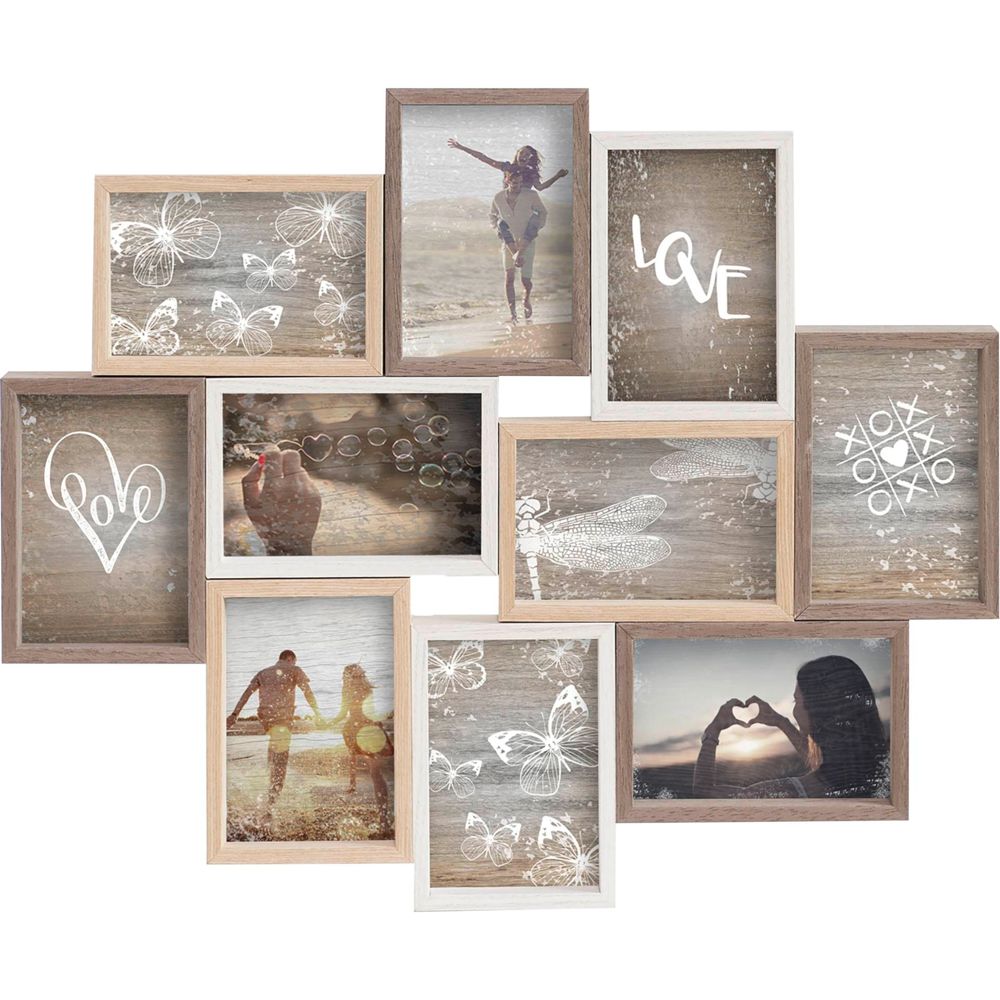 Nielsen Collage Mixed Colours 10 10x10x15 Wood Gallery