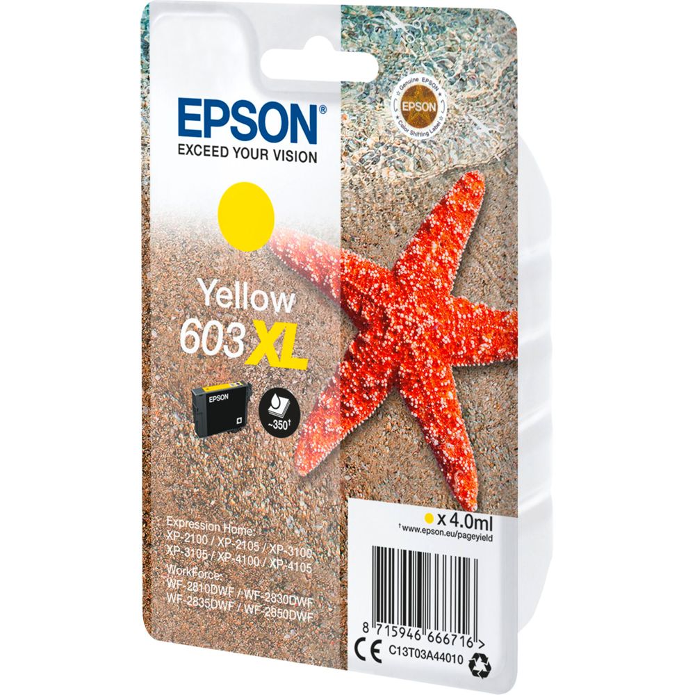 Epson Yellow Ink Cartridge 603 XL T 03A4