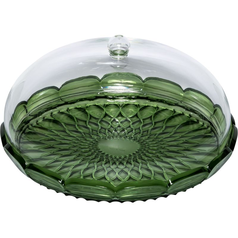 Guzzini VANITY Small Cake Serving Set in Water Lily Green