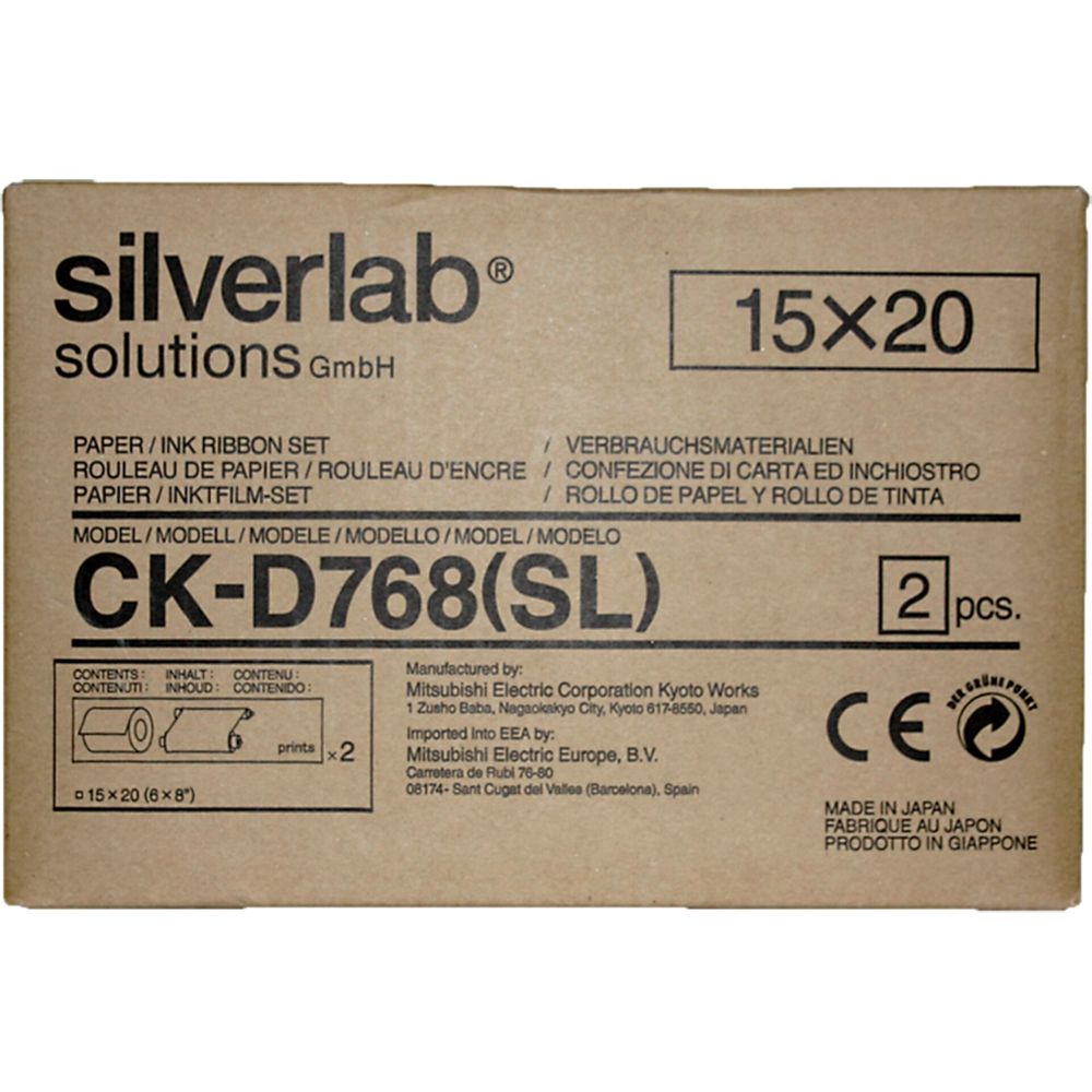 Mitsubishi CK-D 768 SL 15x20 cm 2x 200 Prints