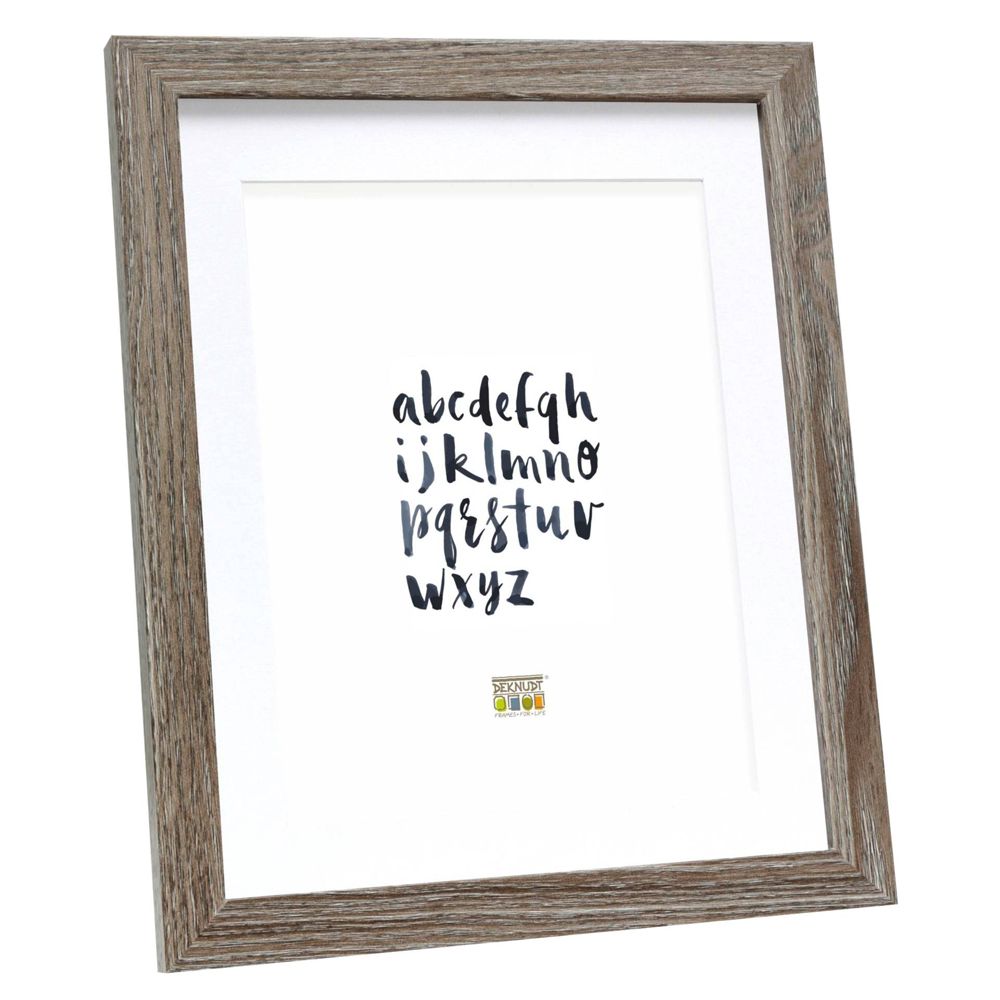Deknudt S66KH3 P1 Κορνίζα 30x45 σε Ξύλο Γκρι Δρυς με Passepartout
