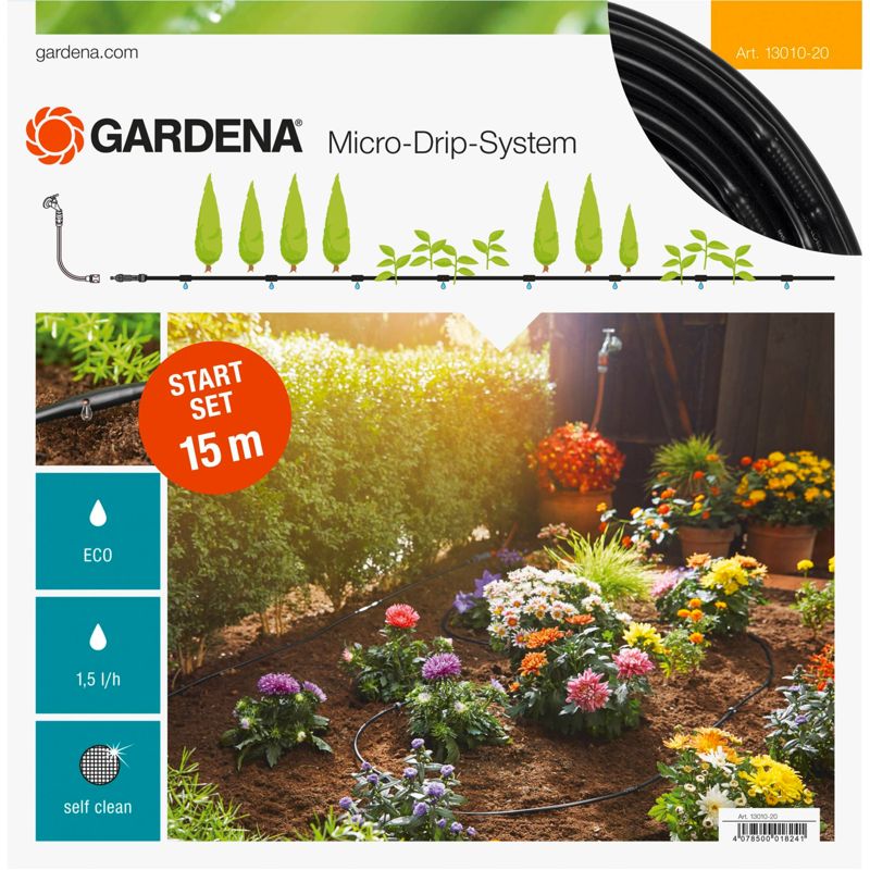 Gardena Micro-Drip Start Set for Row of Plants S