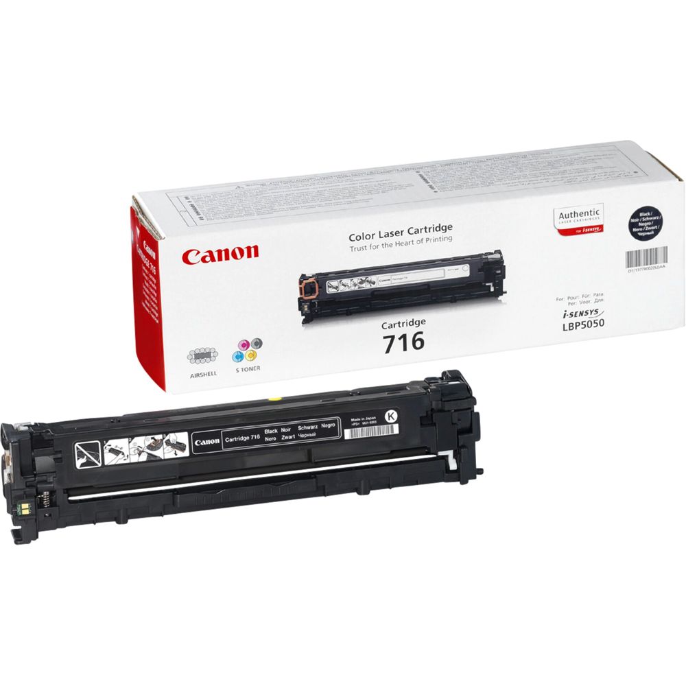 Canon Toner Cartridge 716 BK Μαύρο