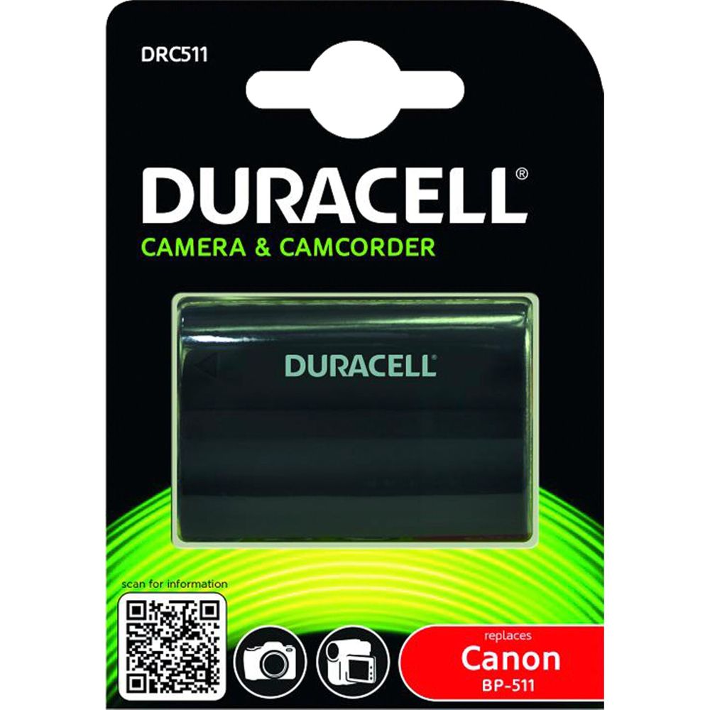 Duracell Li-Ion Akku 1600 mAh για Canon BP-511 BP-512