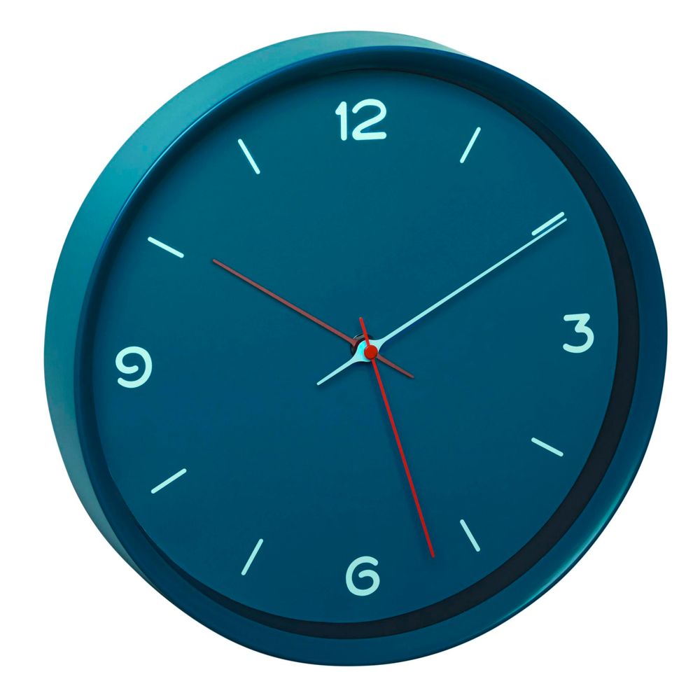 TFA 60.3056.06 Πετρόλ-Μπλε Αναλογικό Ρολόι Τοίχου