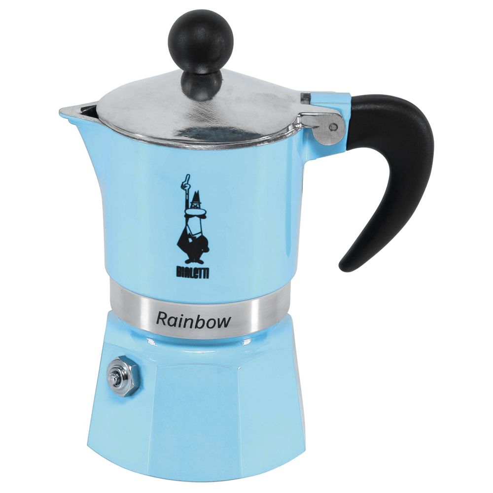 Bialetti RAINBOW 1TZ - Κλασσική Καφετιέρα σε Γαλάζιο