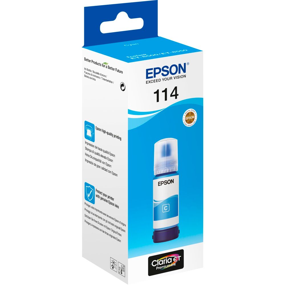 Epson EcoTank Cyan T 114 70 ml - T 07B2