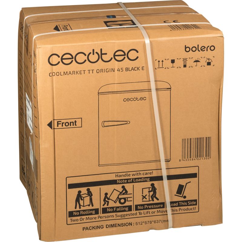 CECOTEC Bolero Cool-Market TT Origin 45 Black Refrigerator