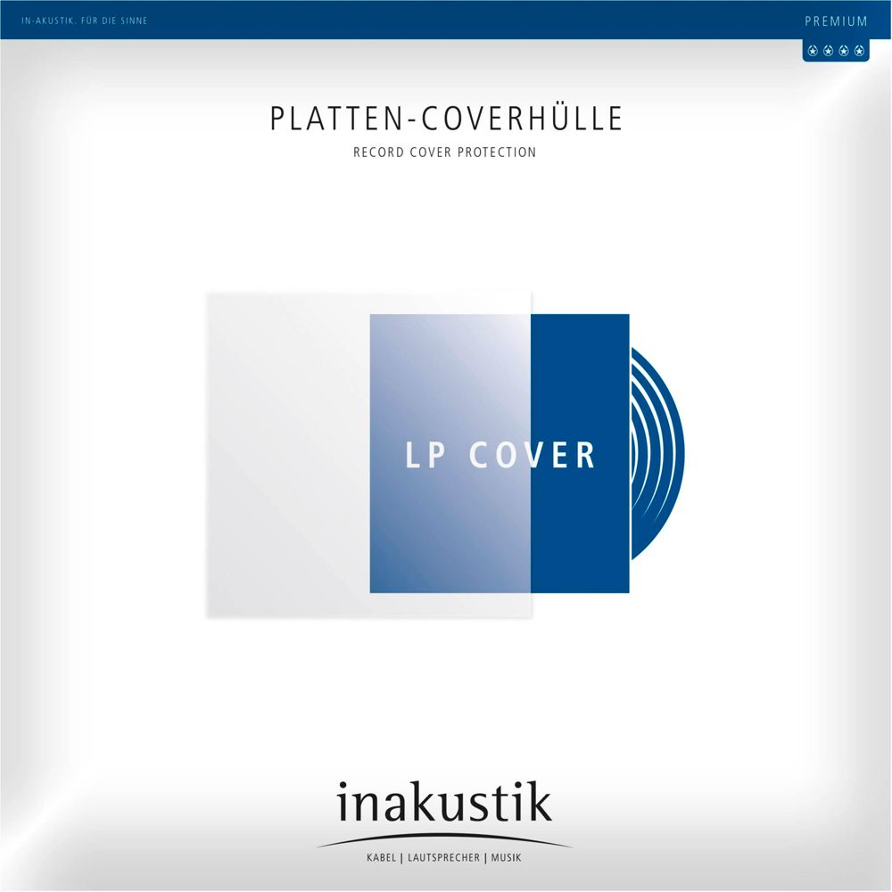 In-Akustik Premium LP Record Covers 12" - 1x50 Pack
