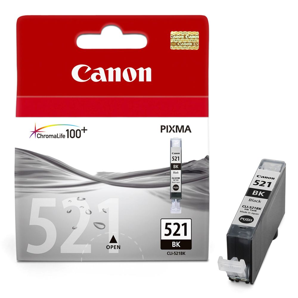 Canon CLI-521 BK Μαύρη Κάρτα Εκτύπωσης