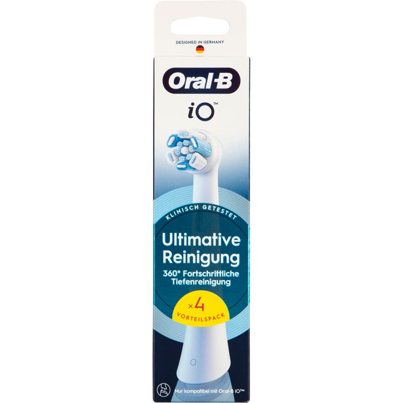 Oral-B iO Toothbrush Heads Ultimate Cleaning, 4-Pack