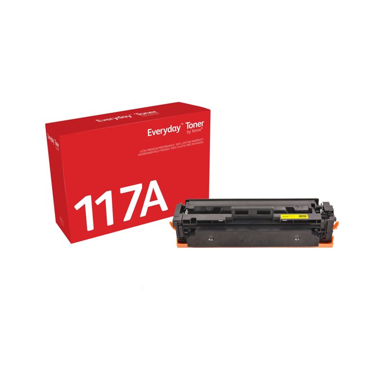 Xerox Everyday Yellow Toner Cartridge Replacement for HP W2072A