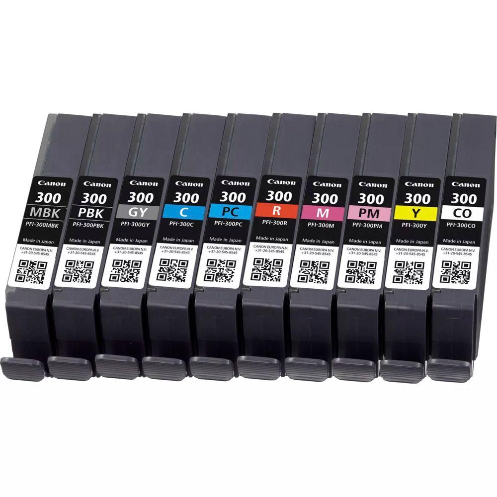 Canon PFI-300 Multipack MBK/PBK/C/M/Y/PC/PM/R/GY/CO