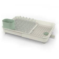 Joseph Joseph Extend Stone Green Expandable Dish Drainer