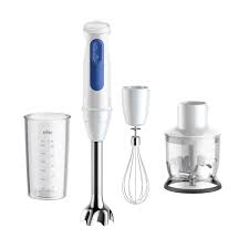 Braun Houshold Stabmixer MultiQuick 3 MQ30202M (λευκό/μπλε, 900 Watt, με μύλο και σύρμα)