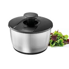 Gefu PUSH IT Salatschleuder Edelstahl