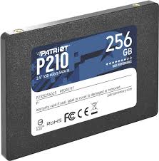Patriot P210 256 GB SATA SSD (Μαύρο, 6 Gb/s, 2.5")