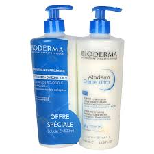 Bioderma Atoderm Ultra-Nourishing Moisturising Cream 2 x 500 ml