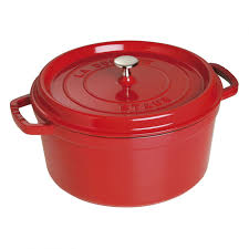 Staub La Cocotte 28cm round, Cherry Red, Cast Iron