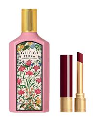 Gucci Flora Gorgeous Gardenia EDP 50 ml + Lipstick 509 Rouge De Beauté Brillant 1,8 g (woman)